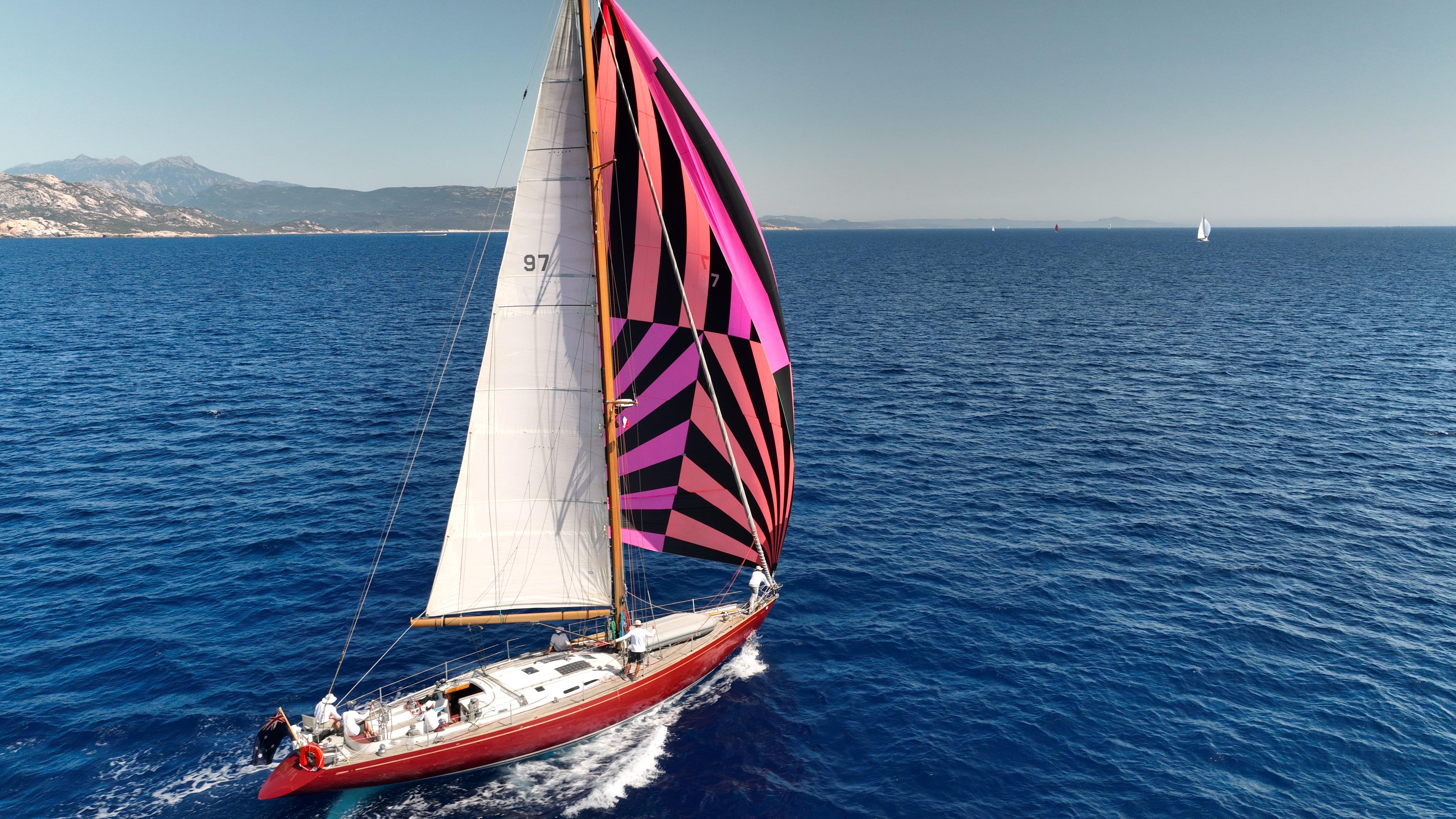 Corsica Classic 2023 Campomoro - Bonifacio SY Pacha 1968 photo Arnaud Guilbert DR
