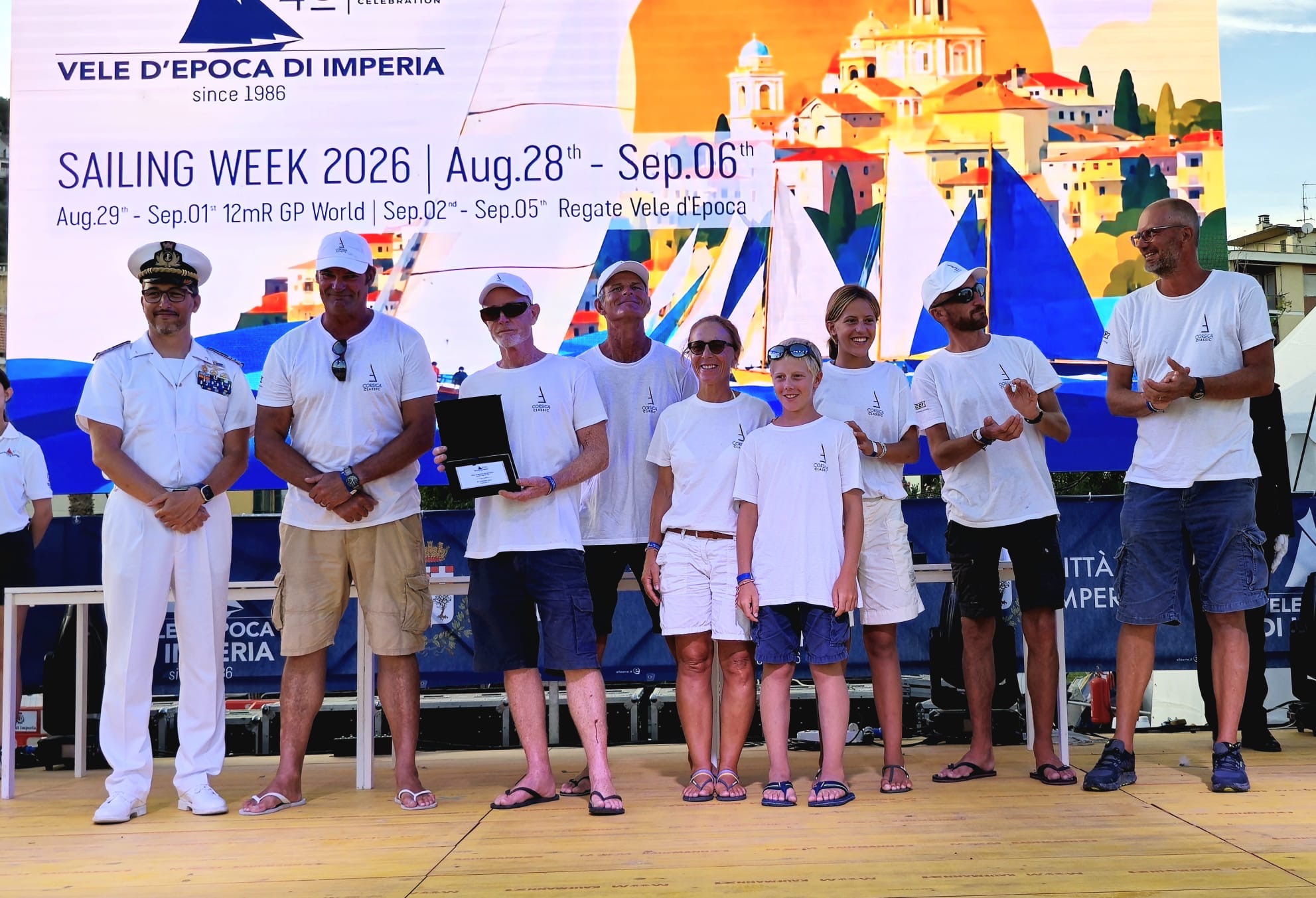 Imperia 2026 SY Pacha 3ème x Corsica Classic Yachting Academy photo DR